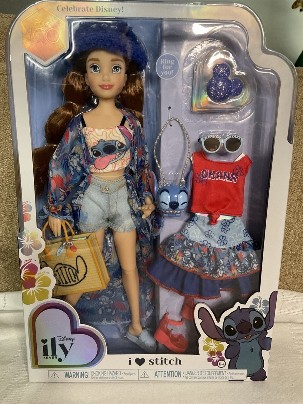 NEW NIB DISNEY ILY 4 EVER I HEART STITCH I LOVE STITCH FASHION DOLL